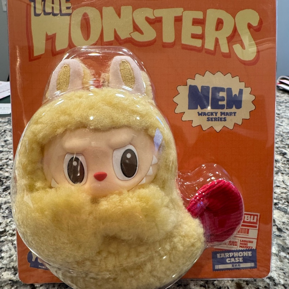 The Monsters Wacky Mart Labubu Shrimp Tempura Earphone Case